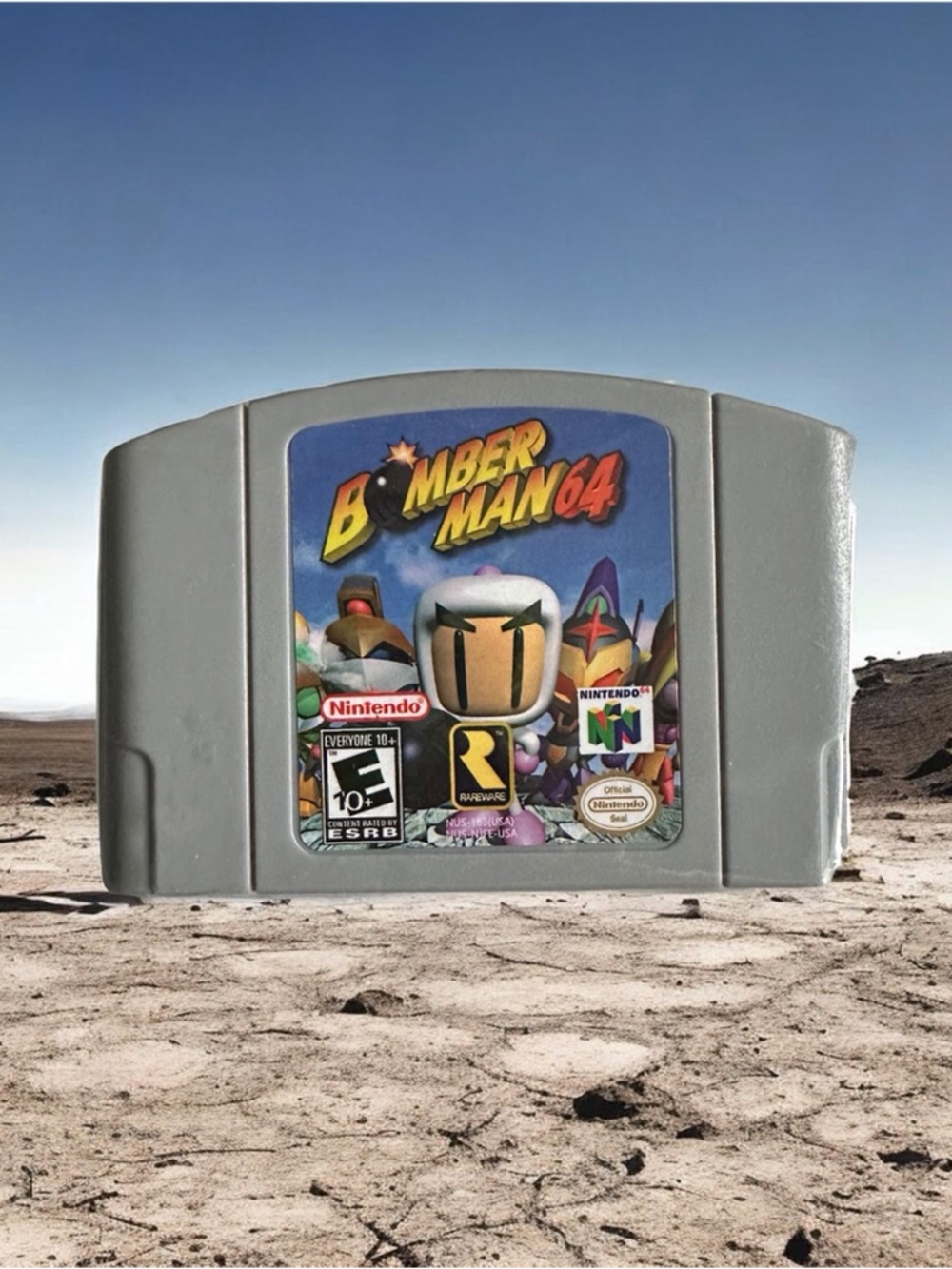 Nintendo Bomberman 64 Cartridge - Silver
